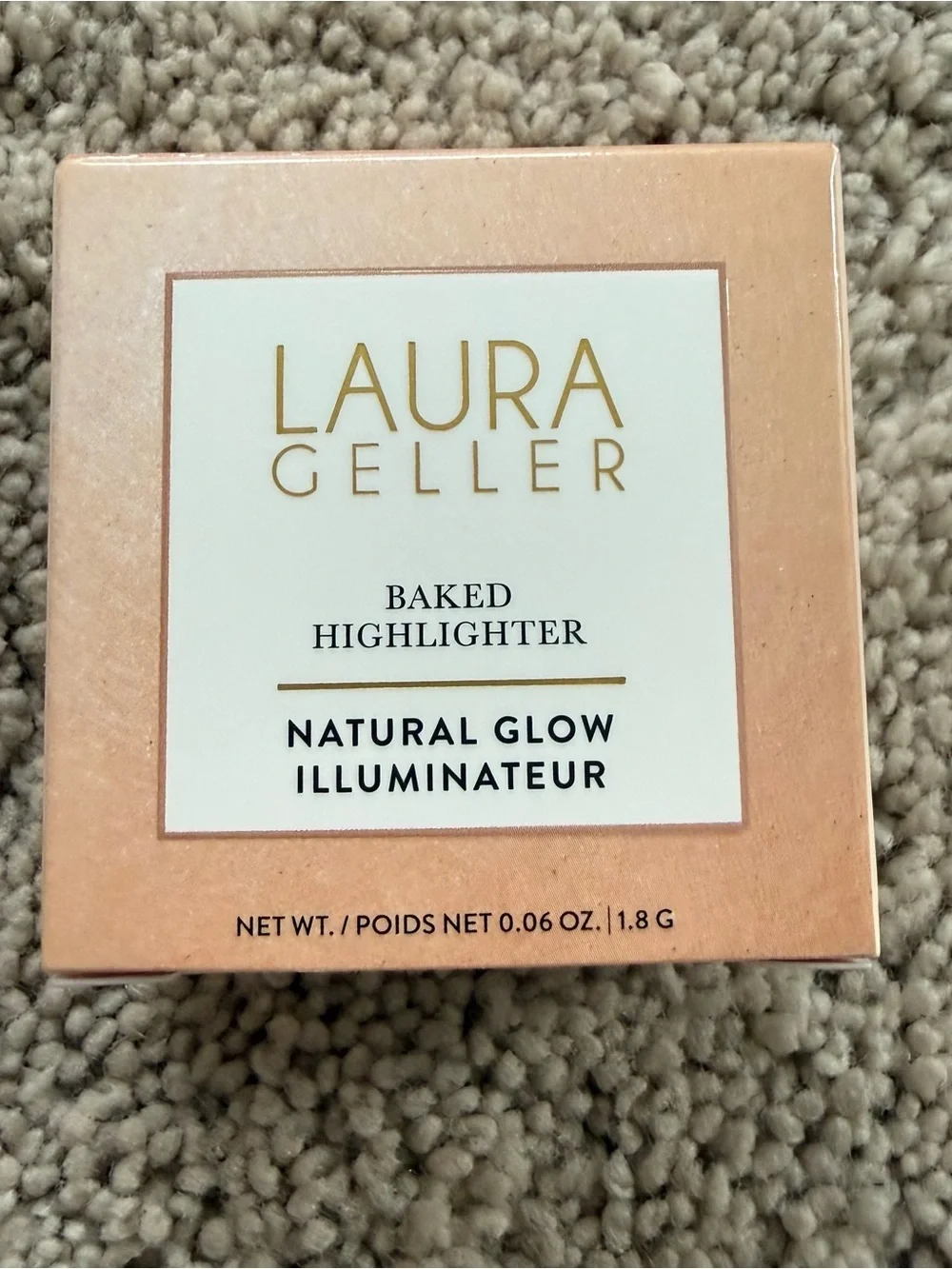 New! Laura Geller Baked Highlighter Natural Glow Illuminator French Vanilla